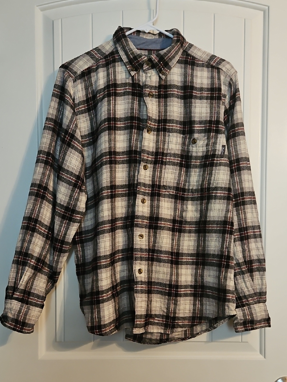 Woolrich Cotton Plaid Button-Down Shirt